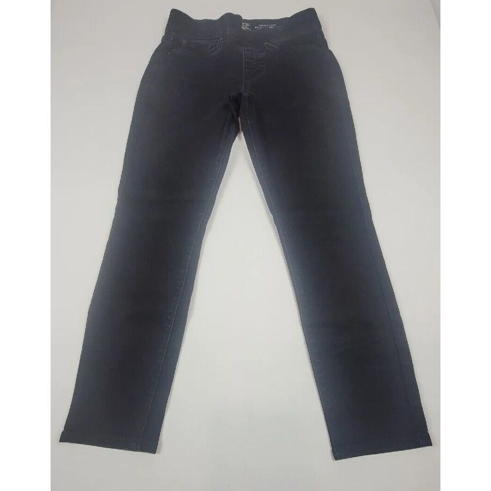 Levi Strauss Jeans Womens 27/28 (26x25). Black Shaping Pull‎ On Skinny Gold Tab